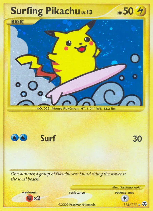 Surfing Pikachu, Rising Rivals 114/111