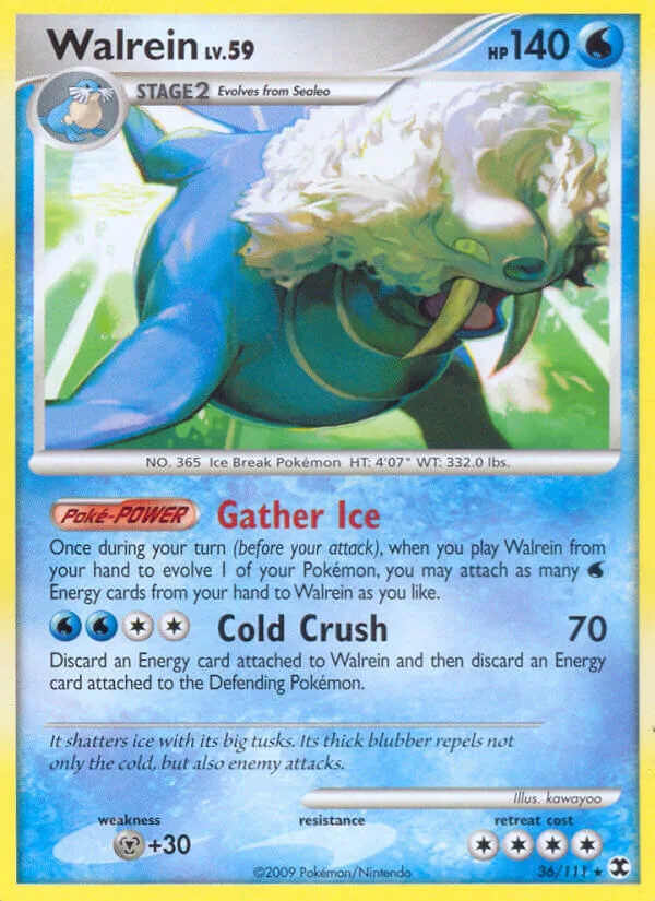 Walrein, Rising Rivals 36/111