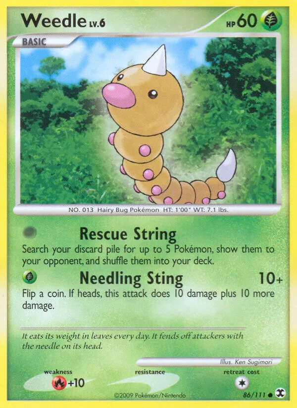 Weedle, Rising Rivals 86/111