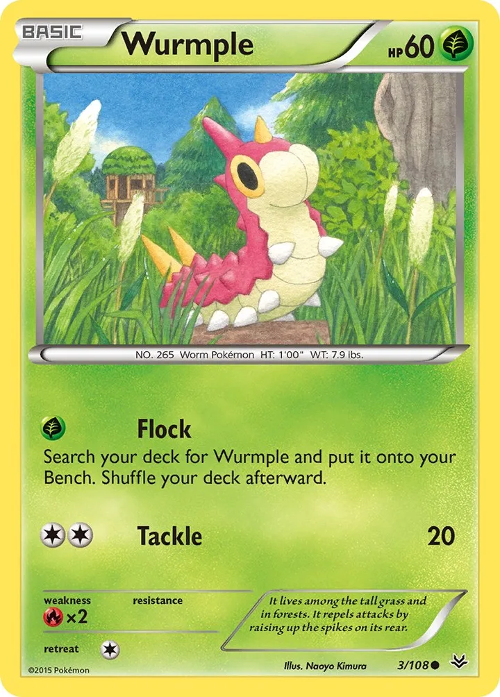 Wurmple, Roaring Skies 3/108