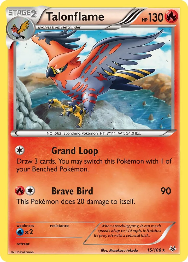 Talonflame, Roaring Skies 15/108