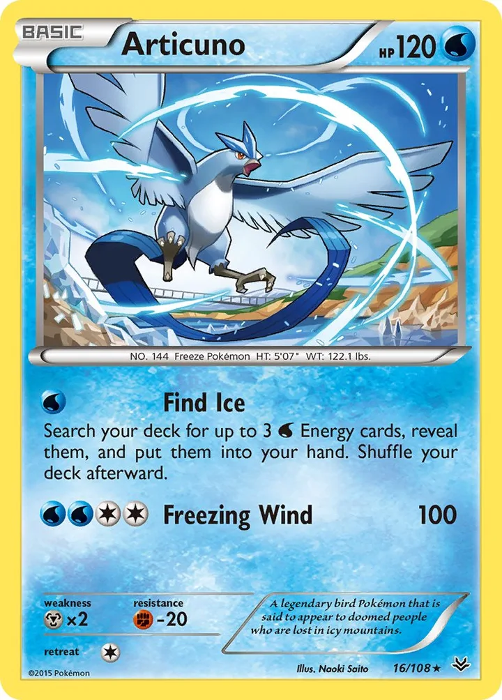 Articuno, Roaring Skies 16/108