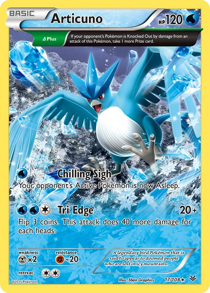Articuno, Roaring Skies 17/108
