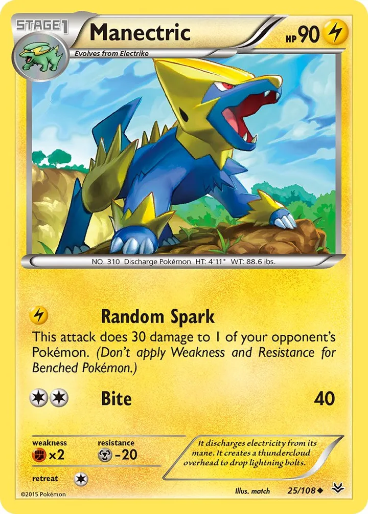 Manectric, Roaring Skies 25/108