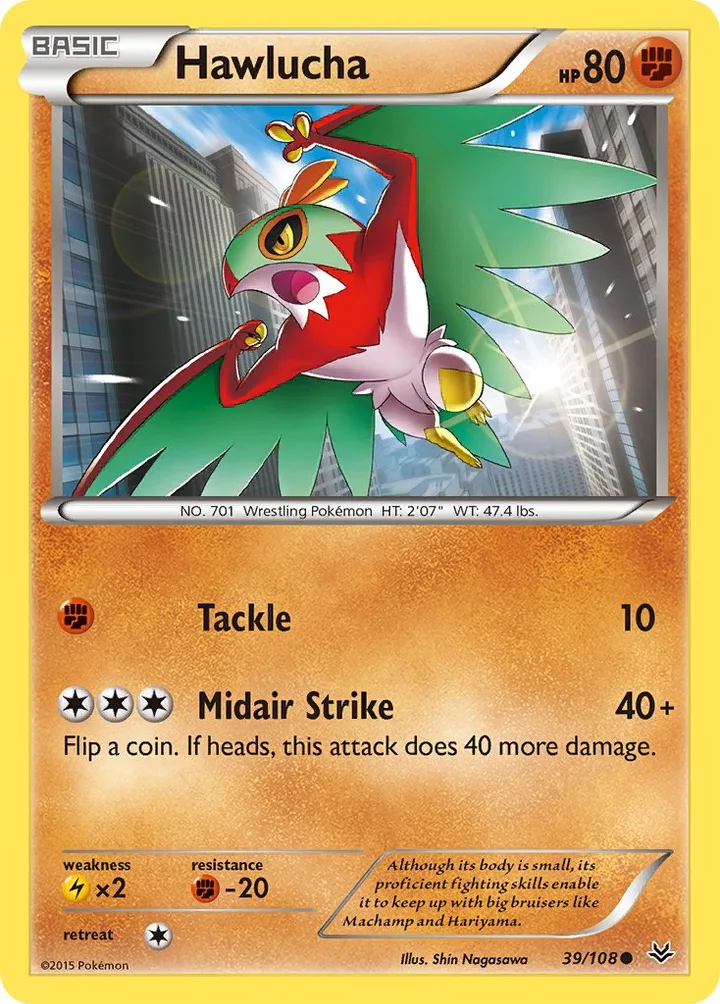 Hawlucha, Roaring Skies 39/108