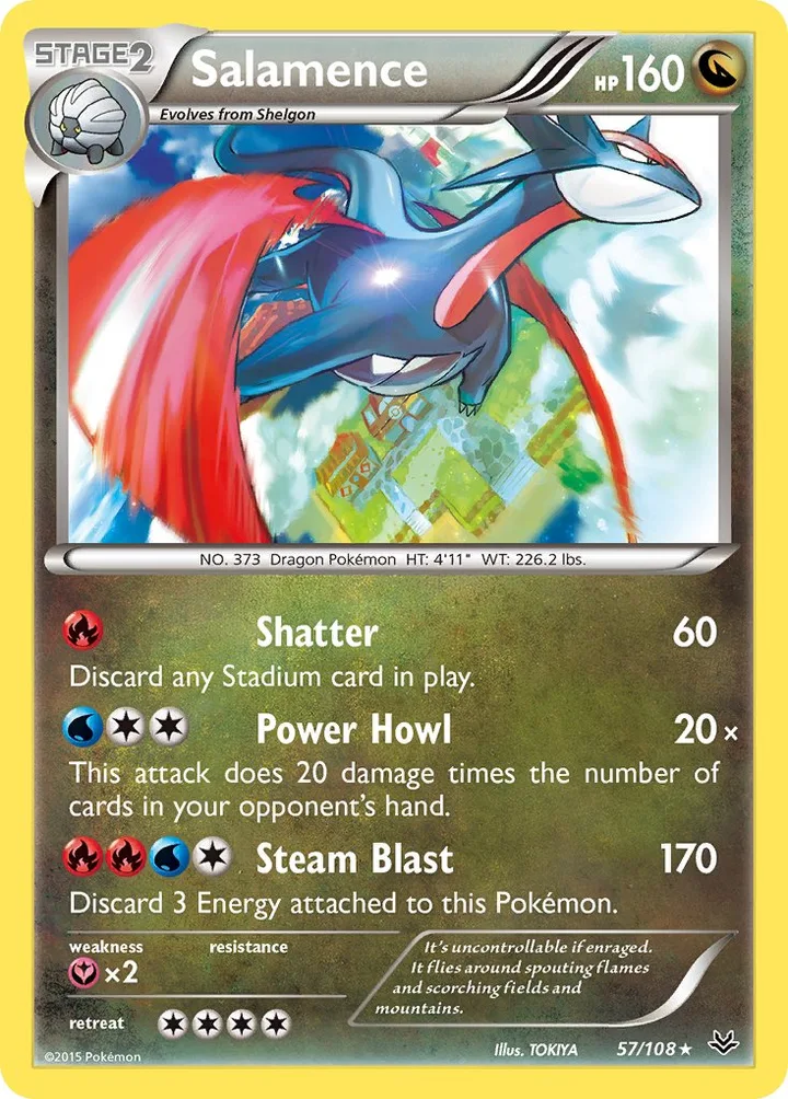 Salamence, Roaring Skies 57/108