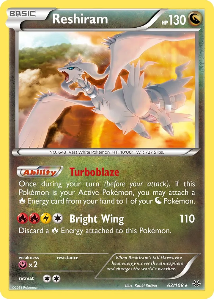 Reshiram, Roaring Skies 63/108