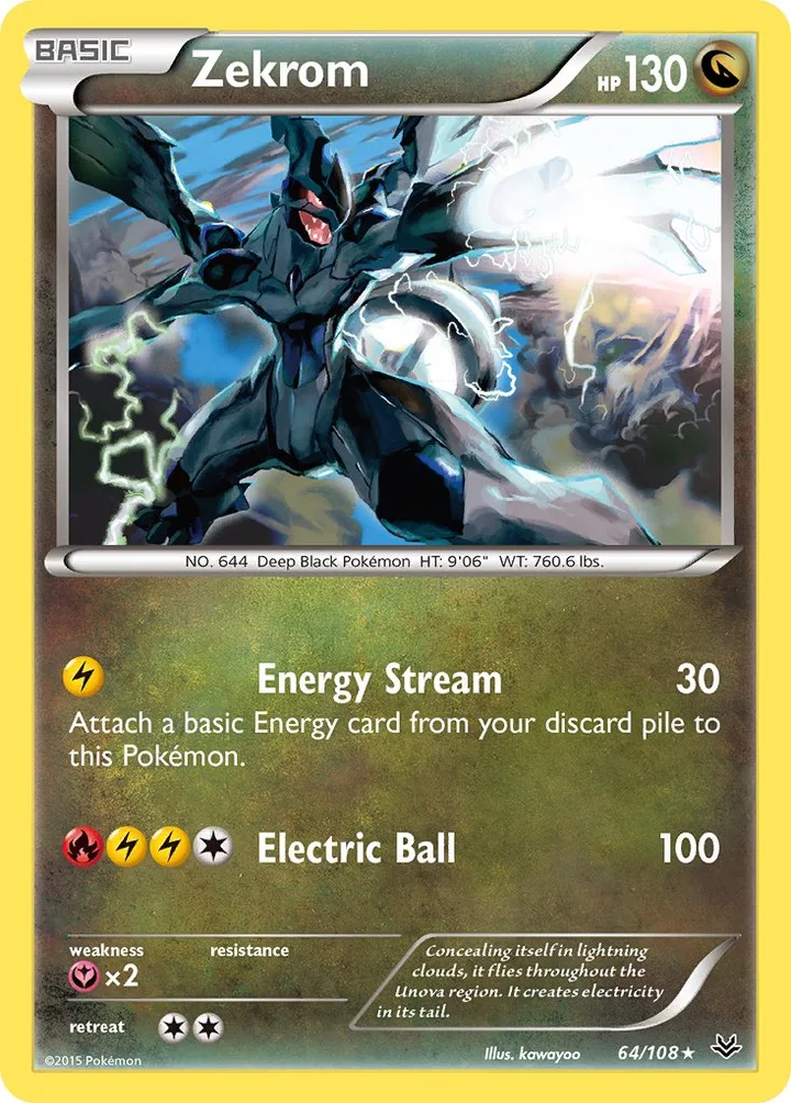 Zekrom, Roaring Skies 64/108