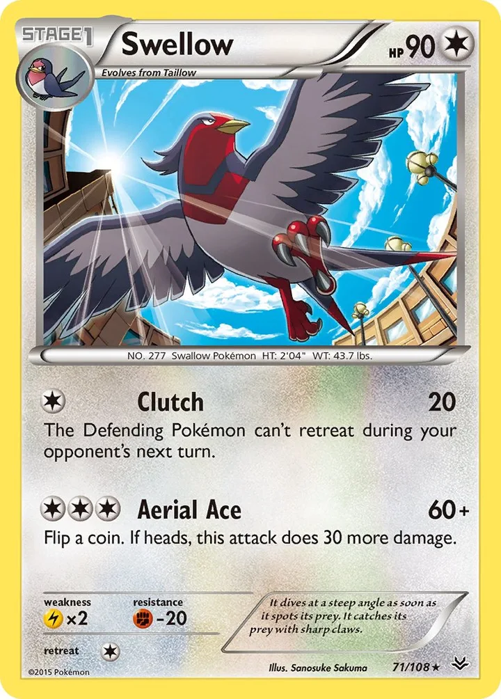 Swellow, Roaring Skies 71/108
