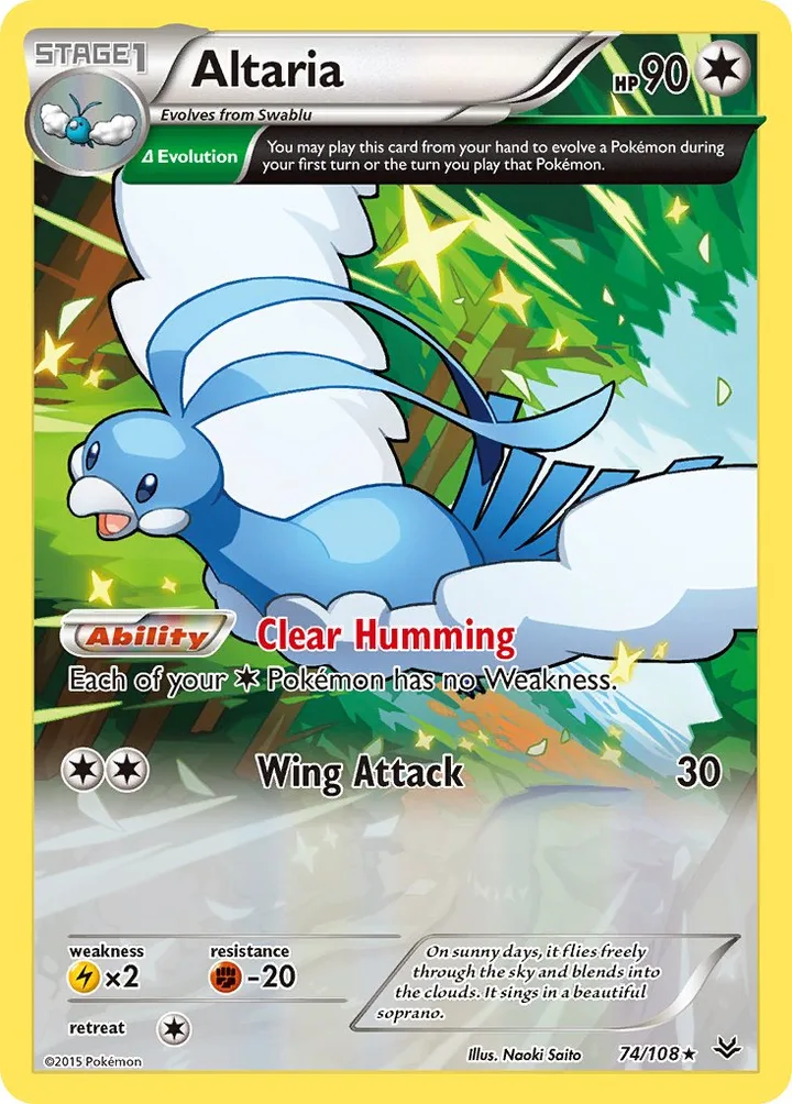 Altaria, Roaring Skies 74/108