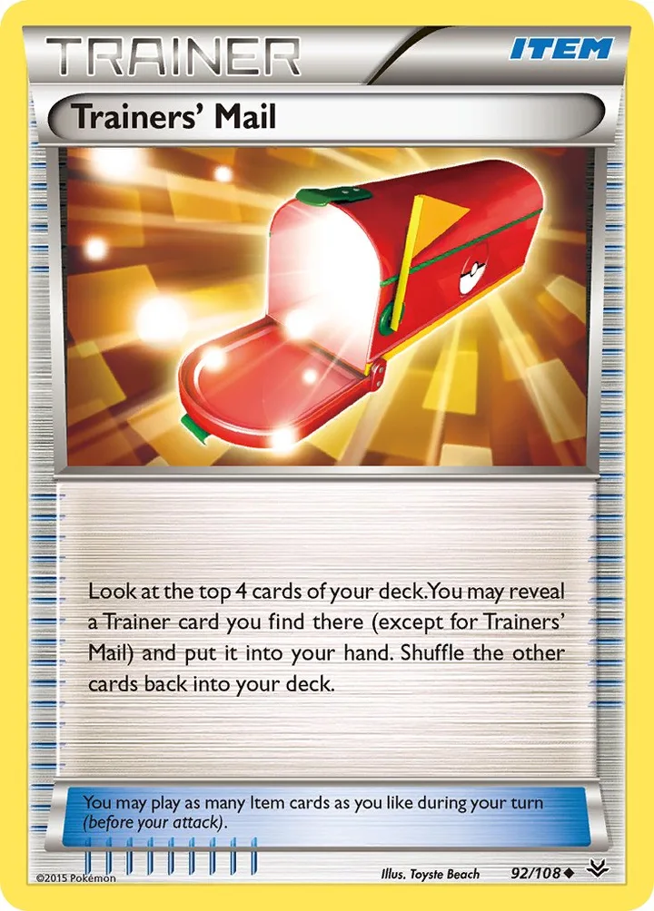 Trainers’ Mail, Roaring Skies 92/108