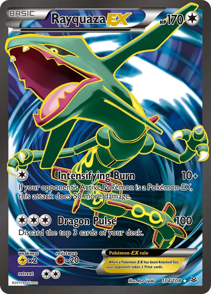 Rayquaza-EX, Roaring Skies 104/108