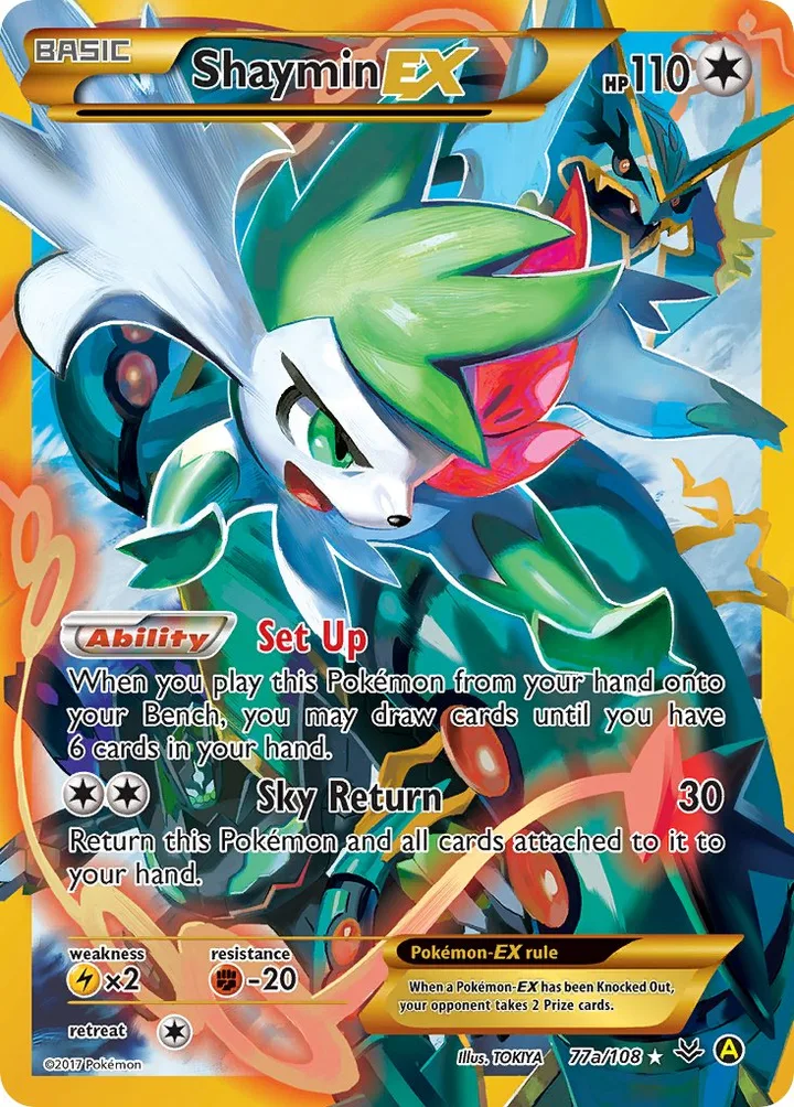 Shaymin-EX, Roaring Skies 77a/108