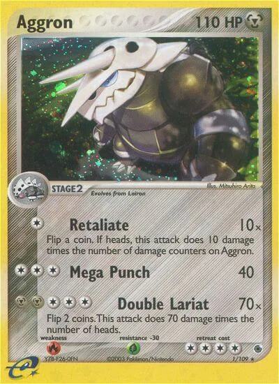 Aggron, Ruby & Sapphire 1/109