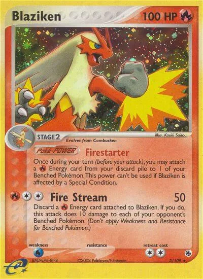 Blaziken, Ruby & Sapphire 3/109