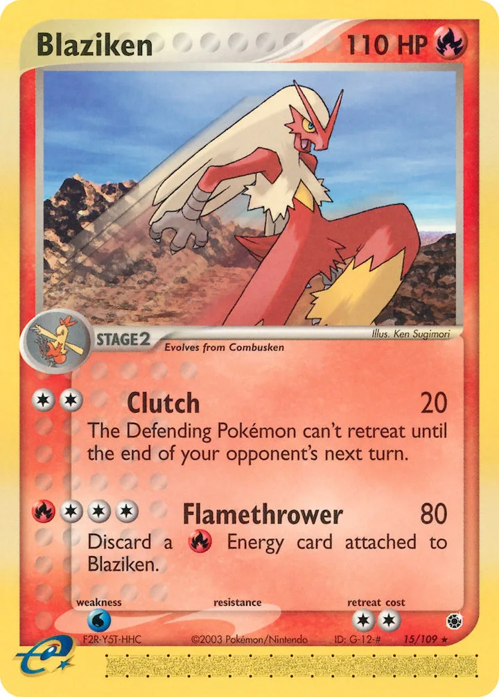 Blaziken, Ruby & Sapphire 15/109