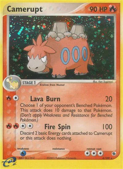 Camerupt, Ruby & Sapphire 4/109