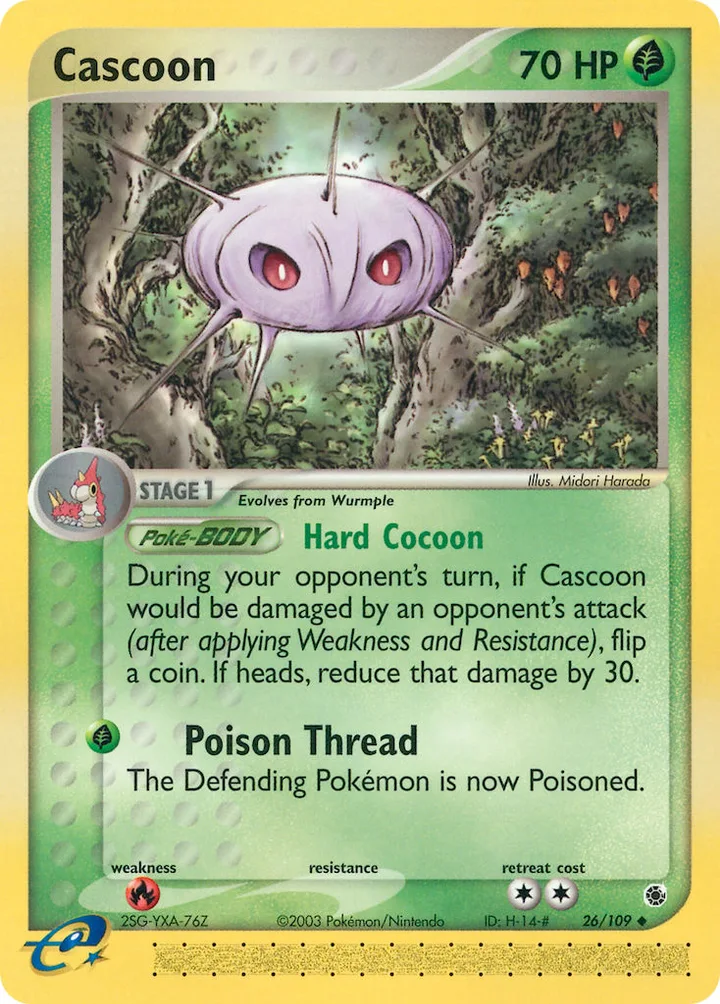 Cascoon, Ruby & Sapphire 26/109