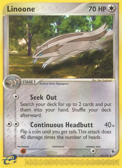 Linoone, Ruby & Sapphire 38/109