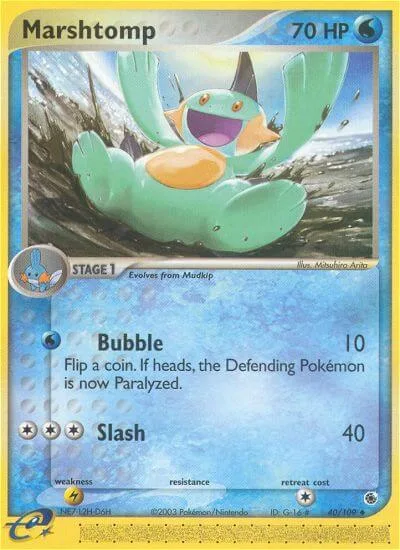 Marshtomp, Ruby & Sapphire 40/109