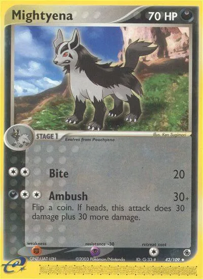 Mightyena, Ruby & Sapphire 42/109