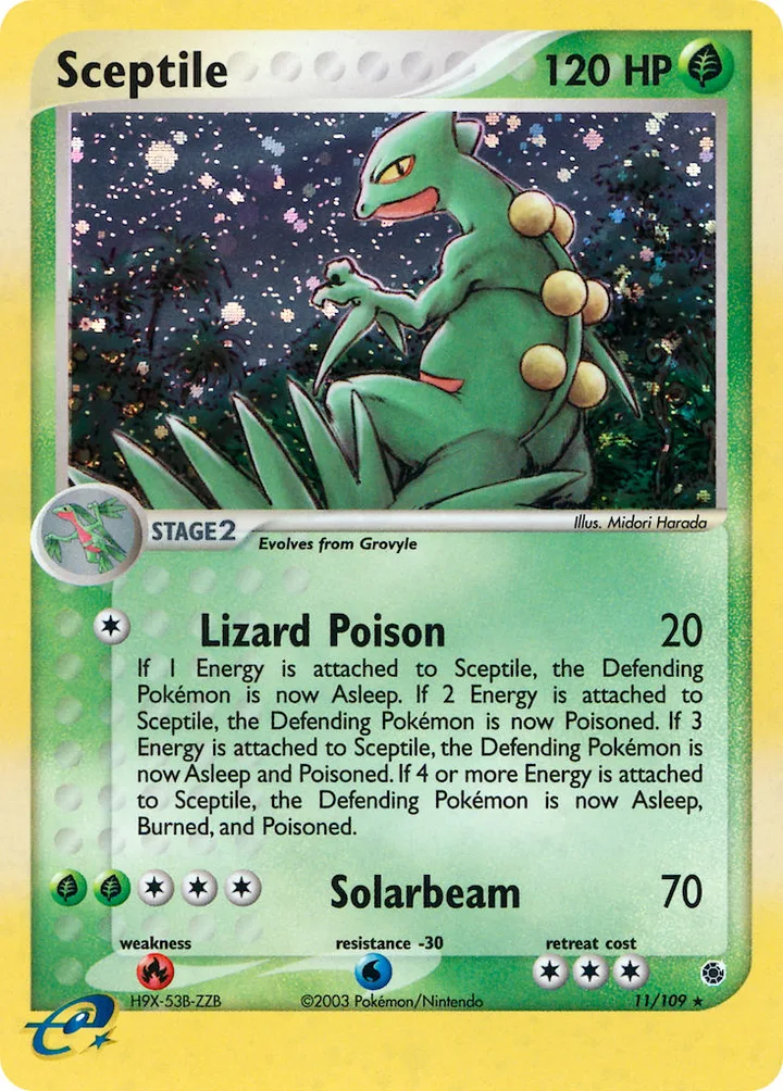 Sceptile, Ruby & Sapphire 11/109