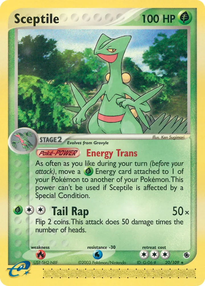 Sceptile, Ruby & Sapphire 20/109