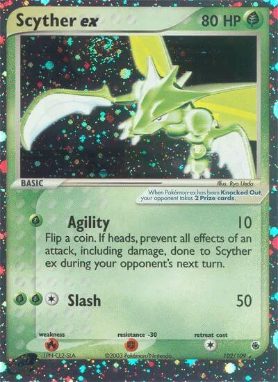 Scyther ex, Ruby & Sapphire 102/109