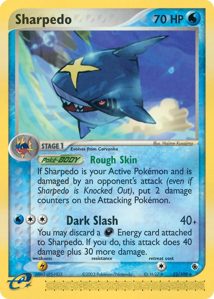 Sharpedo, Ruby & Sapphire 22/109