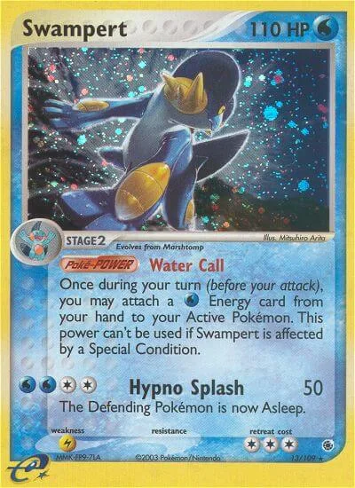 Swampert, Ruby & Sapphire 13/109