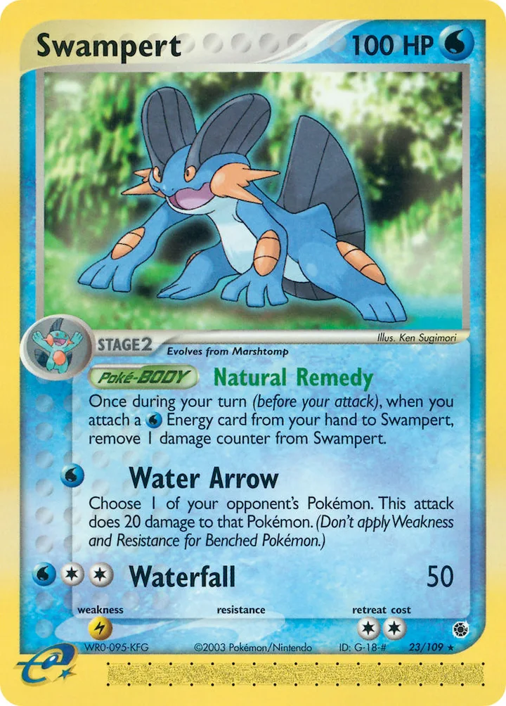 Swampert, Ruby & Sapphire 23/109