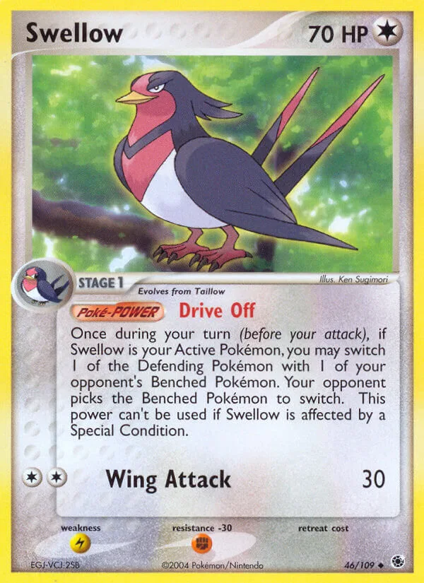Swellow, Ruby & Sapphire 46/109