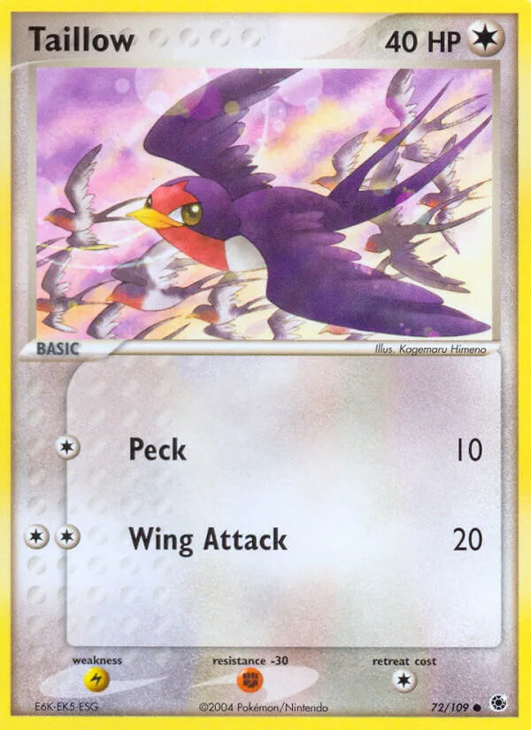 Taillow, Ruby & Sapphire 72/109