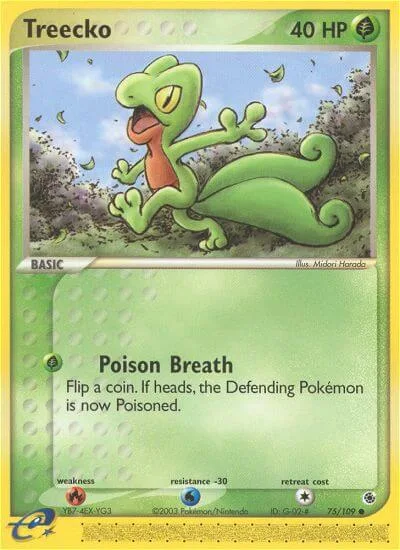 Treecko, Ruby & Sapphire 75/109