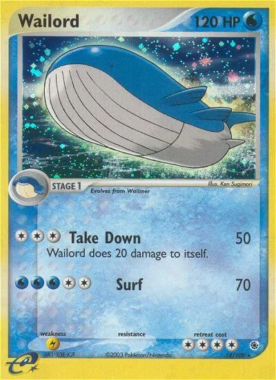 Wailord, Ruby & Sapphire 14/109