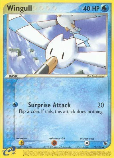 Wingull, Ruby & Sapphire 77/109