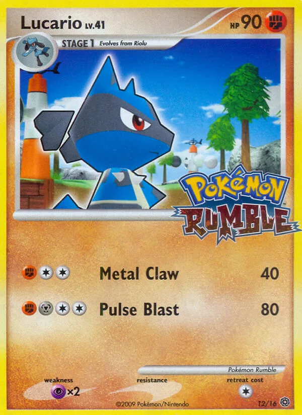 Lucario, Rumble 12/16