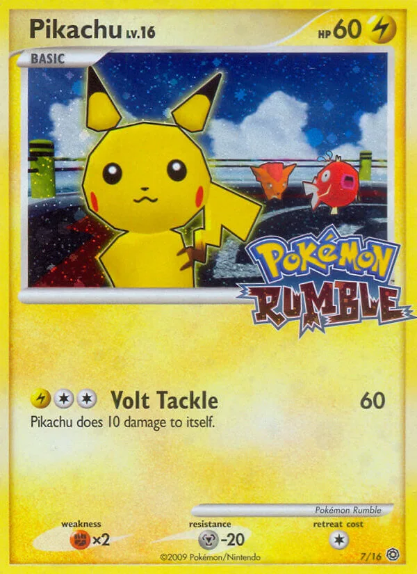 Pikachu, Rumble 7/16