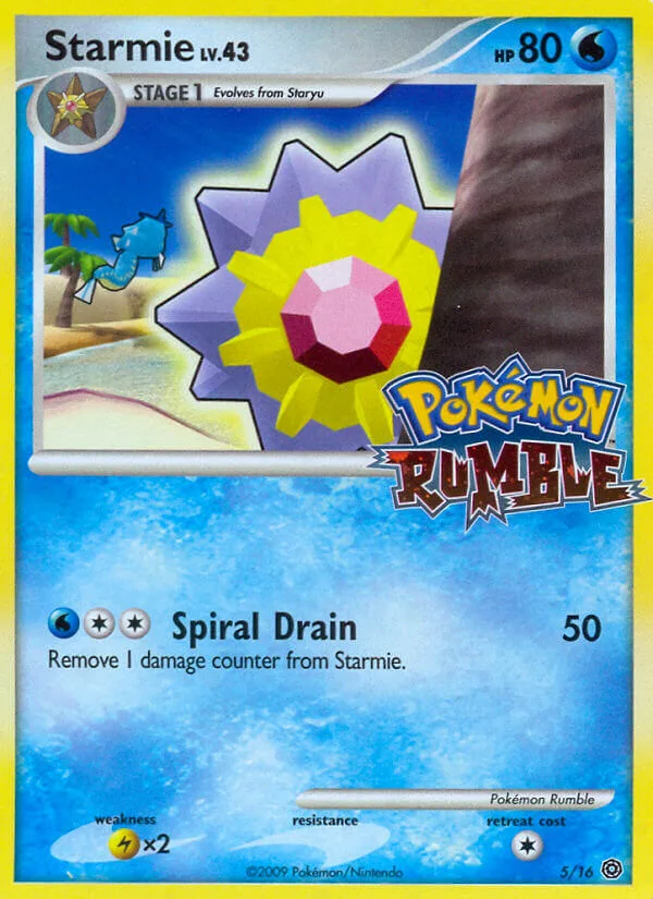 Starmie, Rumble 5/16
