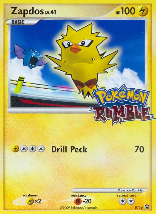 Zapdos, Rumble 8/16