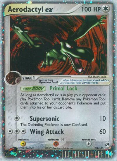 Aerodactyl ex, Sandstorm 94/100