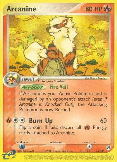 Arcanine, Sandstorm 15/100
