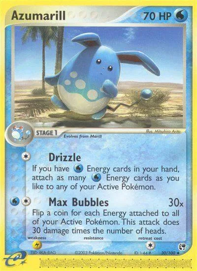 Azumarill, Sandstorm 30/100