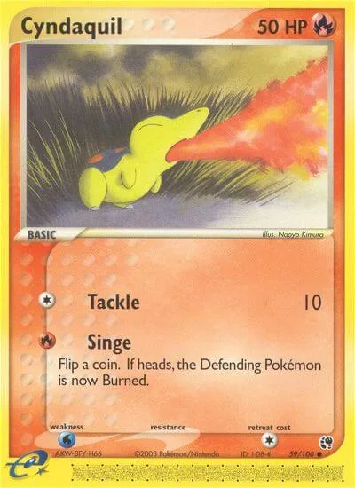 Cyndaquil, Sandstorm 59/100