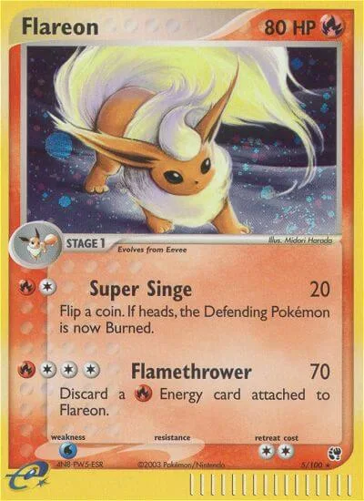 Flareon, Sandstorm 5/100
