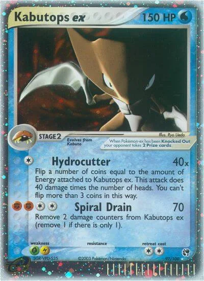 Kabutops ex, Sandstorm 97/100