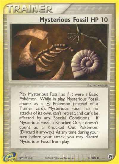 Mysterious Fossil, Sandstorm 91/100