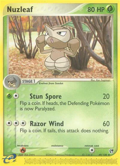 Nuzleaf, Sandstorm 49/100