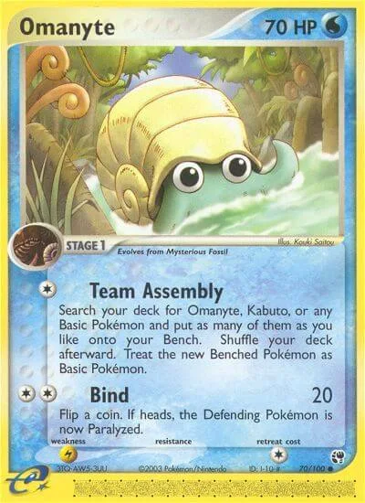 Omanyte, Sandstorm 70/100