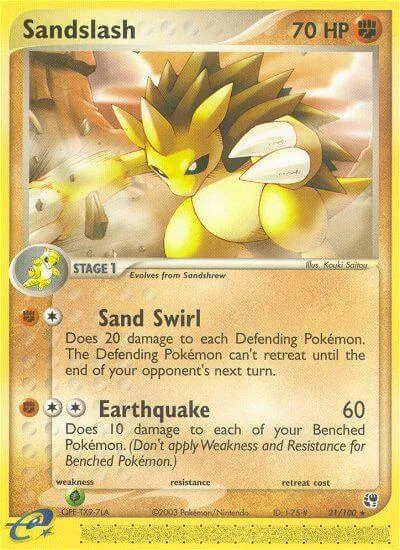 Sandslash, Sandstorm 21/100